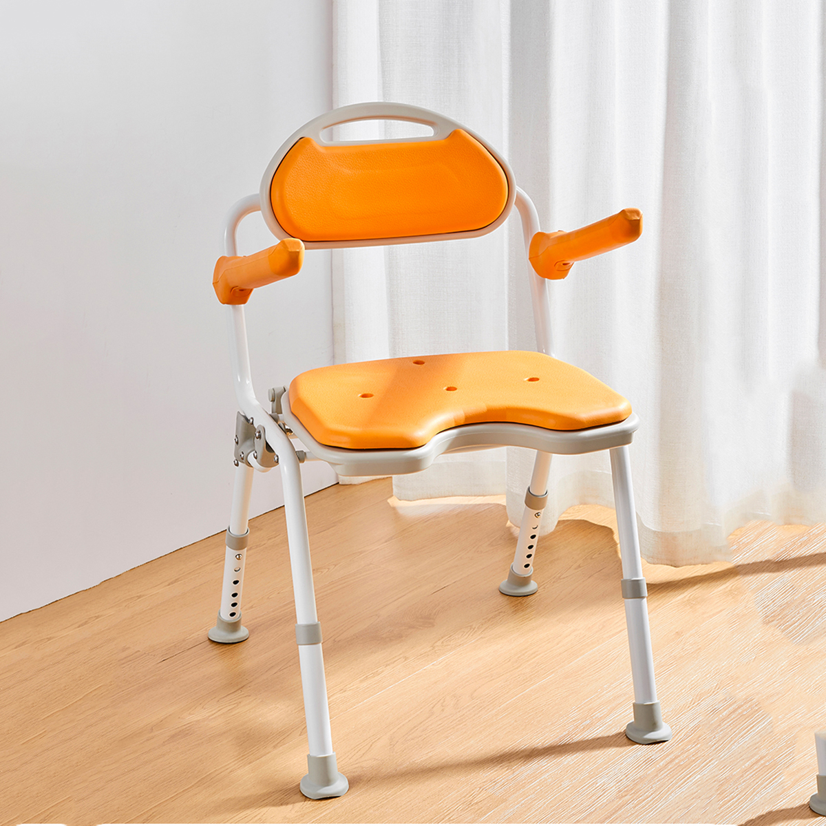 Sedia da bagno per anziani Sedia da bagno per anziani disabili in lega di alluminio Donna incinta Sgabello per sedia da bagno per disabili