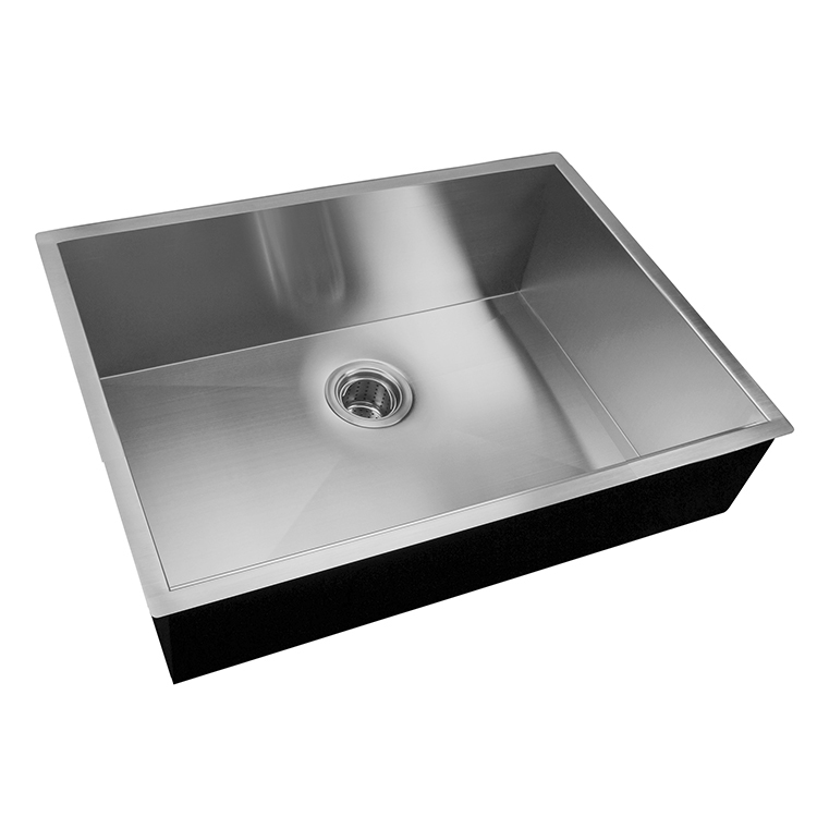Lavello da cucina in acciaio inox calibro 16 con gocciolatoio